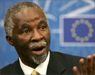 South African President Mbeki is mediating in the Ivorian conflict