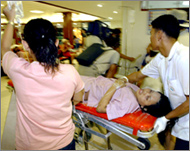 
Hospitals are struggling to copewith the number of injuredHospitals are struggling to copewith the number of injured