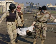 Iraqi National Guards are often targeted by fighters 