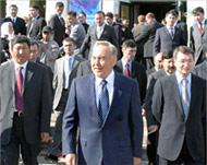 Nazarbayev has been presidentsince 1989