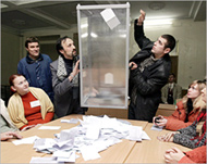 European observers said there were no major poll irregularities 