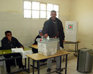 Voting went off without a hitchin most parts of the West Bank