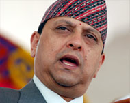 Gyanendra took the throne in2001 after a royal massacre