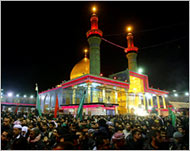 Imam Hussain's shrine is in the Iraqi city of Karbala 