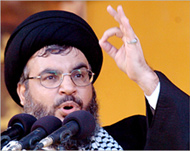 Hizb Allah chief Nasr Allah hascalled for a pro-Syrian rally