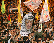 The PLO, led by Yasir Arafat, wascreated at the 1964 summit