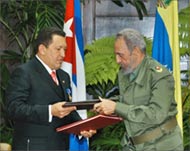 Chavez is a strong critic of the USand an admirer of Fidel Castro