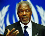 Kofi Annan is expected to meetthe finance officials