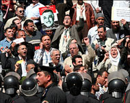 Demands for Mubarak to step down have been growing  