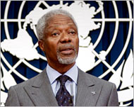 UN chief Annan said Volcker'sreport had 'exonerated' him