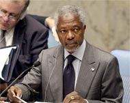Annan said Tashkent had rejected an investigation