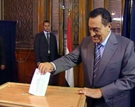 Mubarak is facing unprecedentedopposition to his 24-year rule