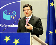 Jose Manuel Barroso admits theEU has 'a serious problem'