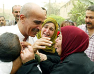 Driver al-Saadi was reunited withhis family in Baghdad on Sunday