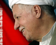 Akbar Hashemi Rafsanjani is thepresidential poll frontrunner 