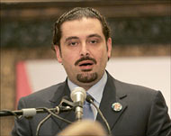 Al-Hariri is campaigning against Lebanese pro-Syrian groups  