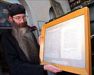A German scholar took the CodexSinaiticus from the monastery 