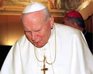 Israel says it quietly protestedPope John Paul II 