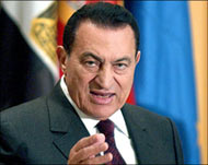 Opposition groups say Mubarak has an unfair advantage