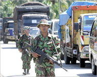 The deal restricts government troop movements in Aceh 