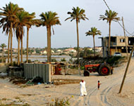 The Mawasi enclave is sealed offby the Gush Katif settlement bloc