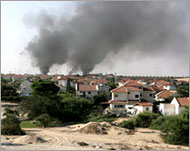 Palestinian officials toured evacuated settlements in Gaza