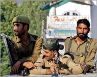 The presence of Indian troops are resented by many Kashmiris
