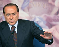 Berlusconi has been suffering from a popularity crisis