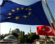 Turkey hopes to join the EU andentry talks are under way 
