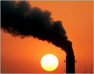 The Kyoto Protocol went into force in February (file)