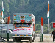 India has allowed relief trucksinto Pakistan 