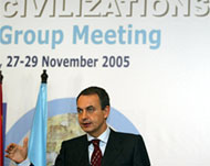 Zapatero said the group will evaluate future threats to peace