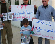 Palestinian civil society activistswant the four Westerners freed