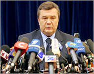 Former prime minister Viktor Yanukovich: Back in the limelight