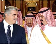 Rafiq al-Hariri had good relations with Abdullah of Saudi Arabia