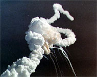 Challenger exploded soon afterliftoff in 1986