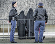 Very few women cover their faces in the Netherlands