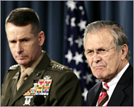 Rumsfeld is accused of showingdisregard for military advice