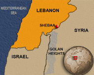 Israel took control of the Shebba Farms in the 1967 war 