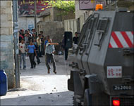 Israeli troops opened fire onstone-throwing youths