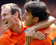 Key men: Arjen Robben and Ruud Van Nistelrooy