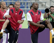 Overcoming the next hurdle:Zinedine Zidane & Sylvain Wiltord