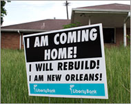Little by little, people are comingback to New Orleans
