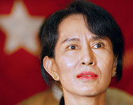Suu Kyi has been in jail or underarrest on and off for 17 years