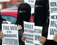 British Muslim women have taken their messages to the streets 