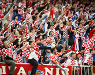 Croatian fans have plenty to shout about