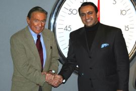 Riz Khan and Mike Wallace - One on One programme