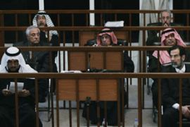 Saddam and co-defendants