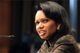 US Secretary of State Condoleezza Rice