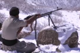 Iranian communist party fighter training in northern Iraq